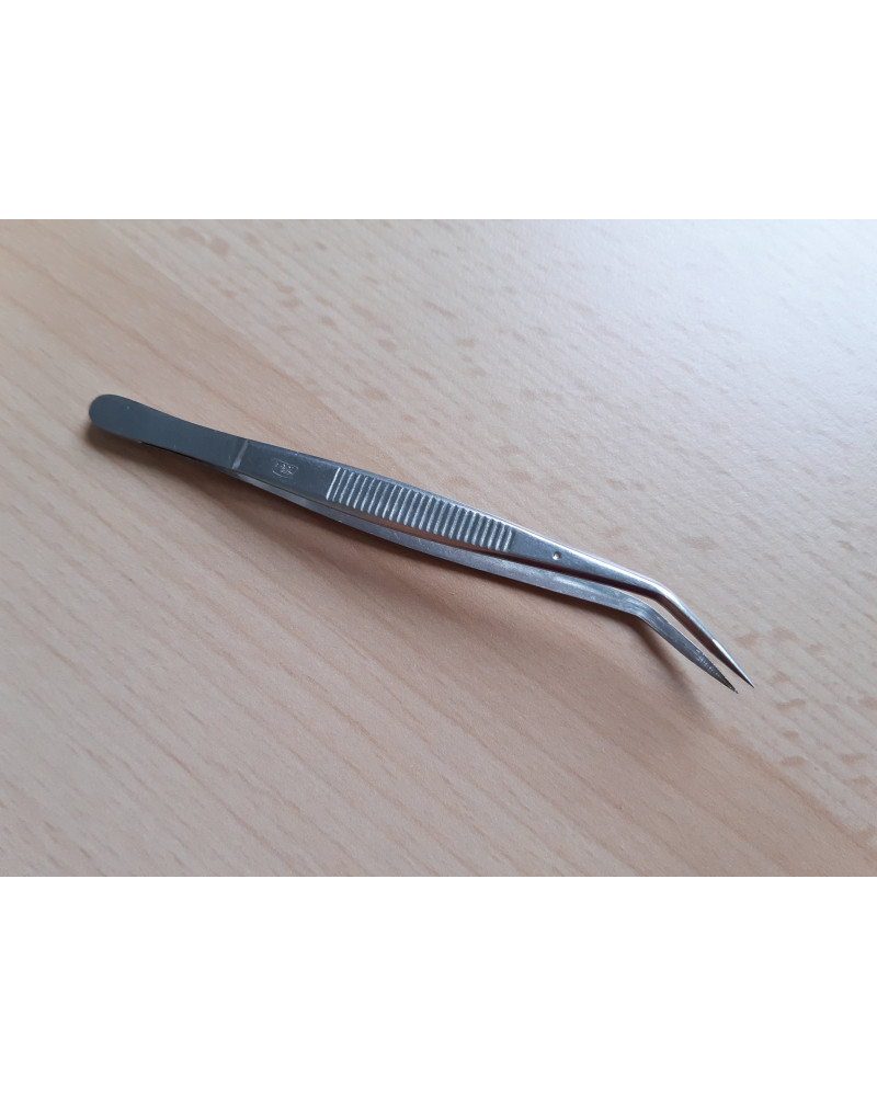 Tweezers, pointed curved