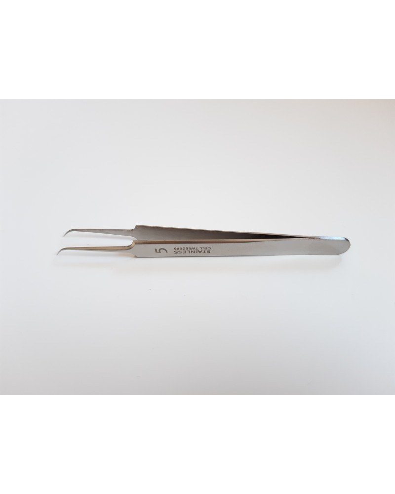 Tweezers pointed & curved